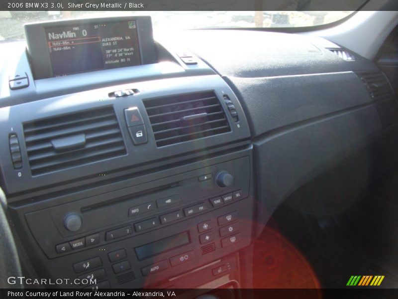 Silver Grey Metallic / Black 2006 BMW X3 3.0i