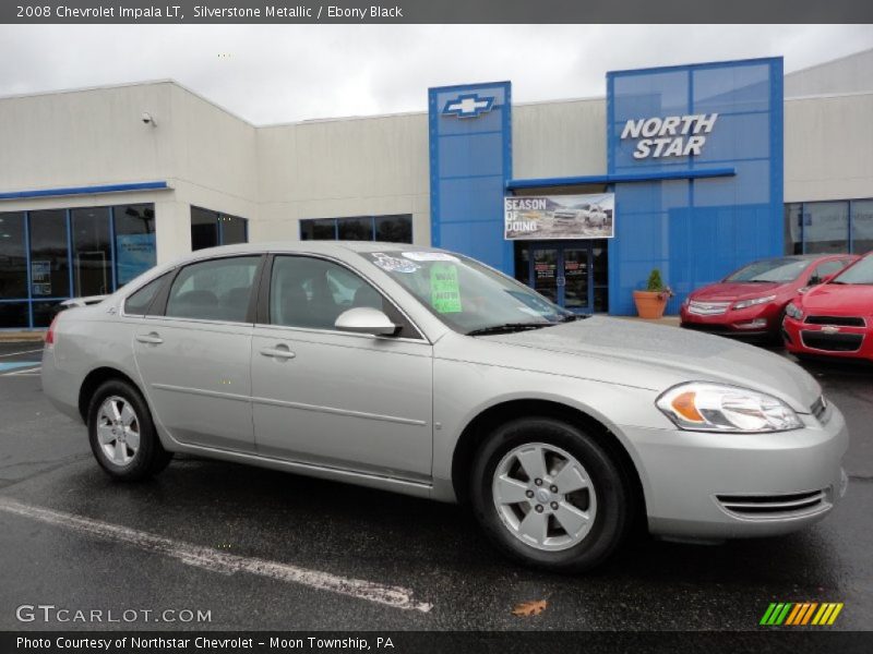 Silverstone Metallic / Ebony Black 2008 Chevrolet Impala LT