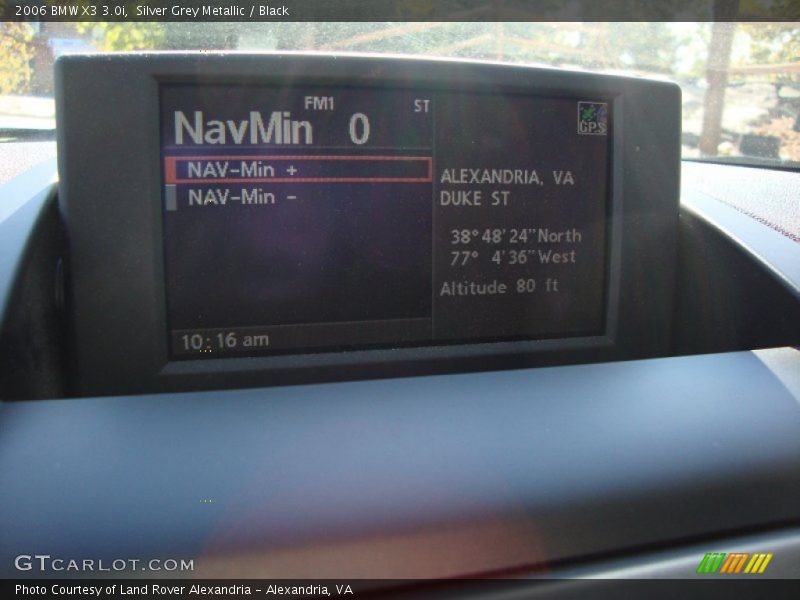 Silver Grey Metallic / Black 2006 BMW X3 3.0i