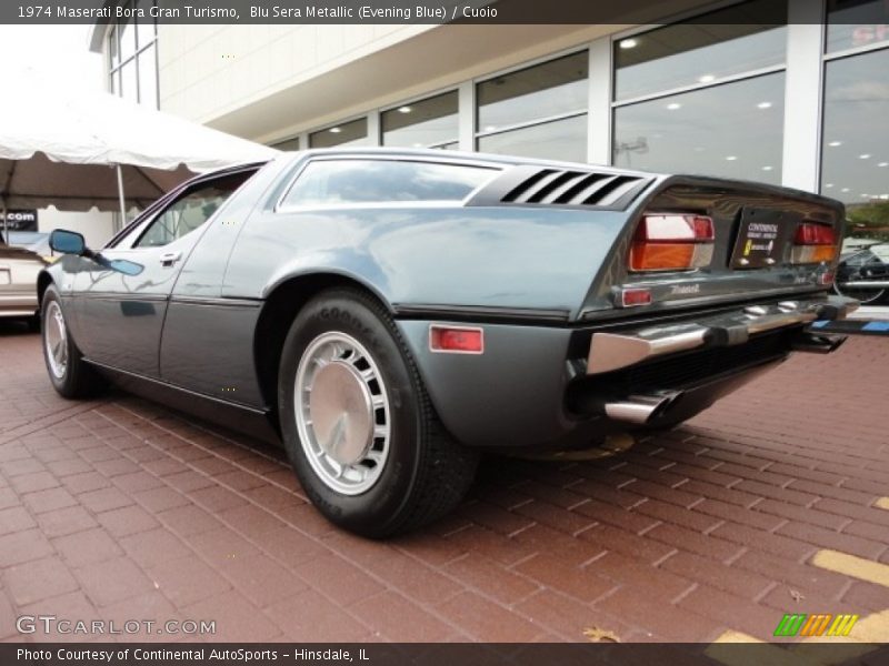 Blu Sera Metallic (Evening Blue) / Cuoio 1974 Maserati Bora Gran Turismo