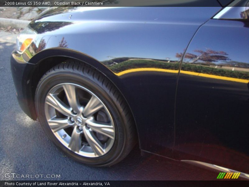 Obsidian Black / Cashmere 2008 Lexus GS 350 AWD