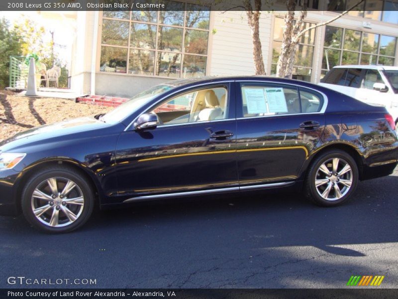 Obsidian Black / Cashmere 2008 Lexus GS 350 AWD