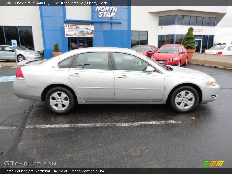 Silverstone Metallic / Ebony Black 2008 Chevrolet Impala LT