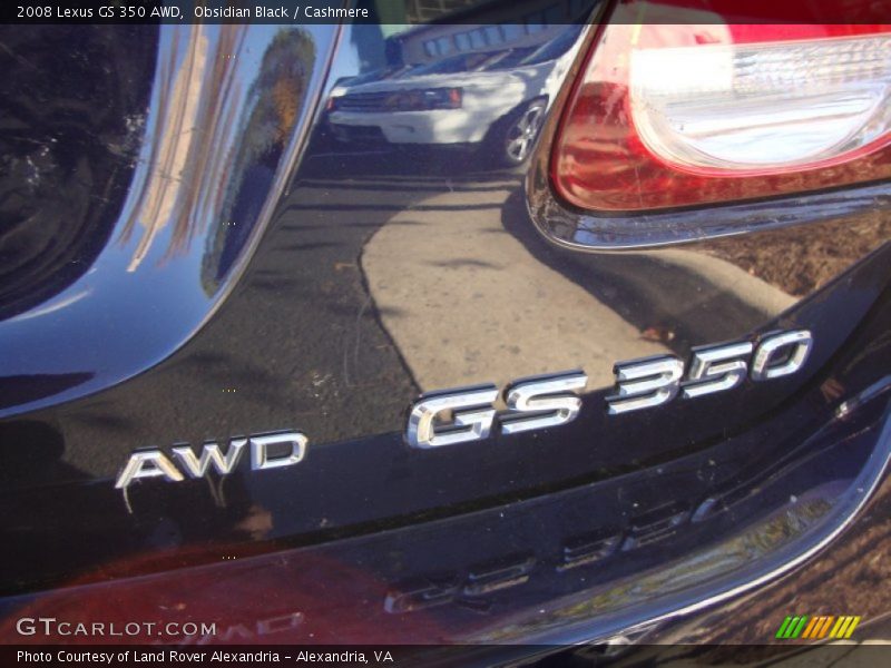 Obsidian Black / Cashmere 2008 Lexus GS 350 AWD