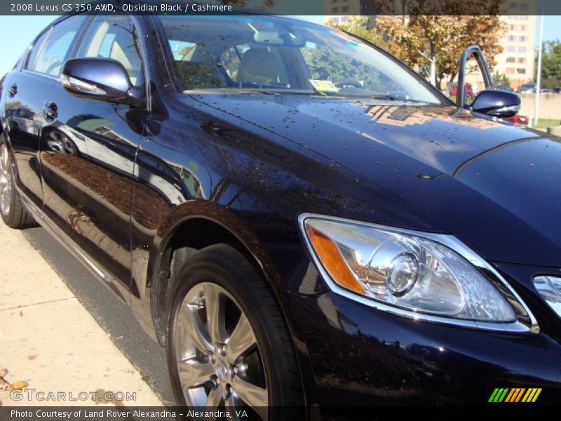 Obsidian Black / Cashmere 2008 Lexus GS 350 AWD