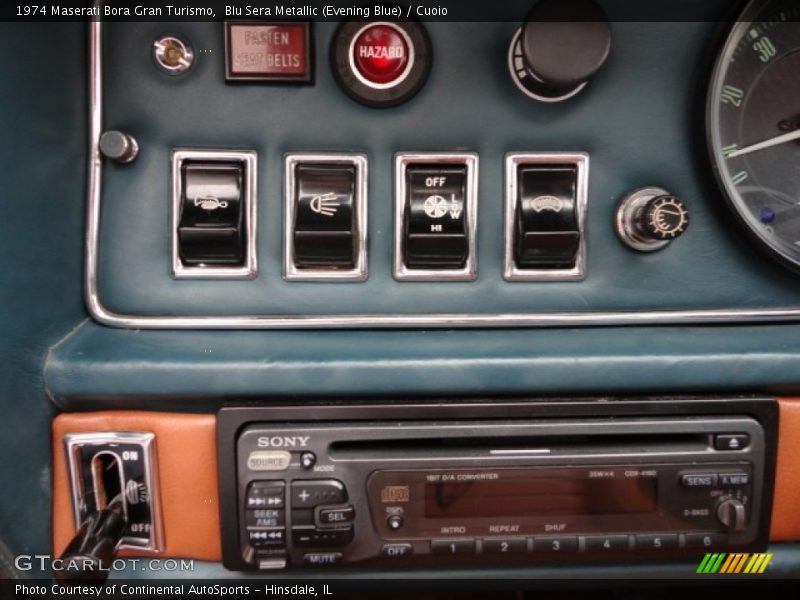 Controls of 1974 Bora Gran Turismo