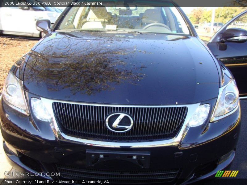 Obsidian Black / Cashmere 2008 Lexus GS 350 AWD