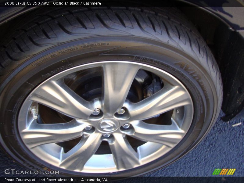 Obsidian Black / Cashmere 2008 Lexus GS 350 AWD