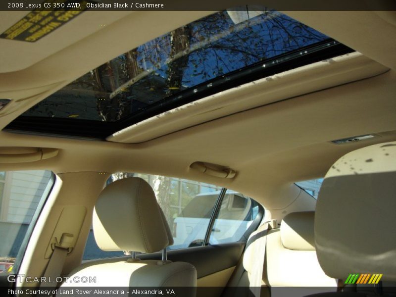 Obsidian Black / Cashmere 2008 Lexus GS 350 AWD