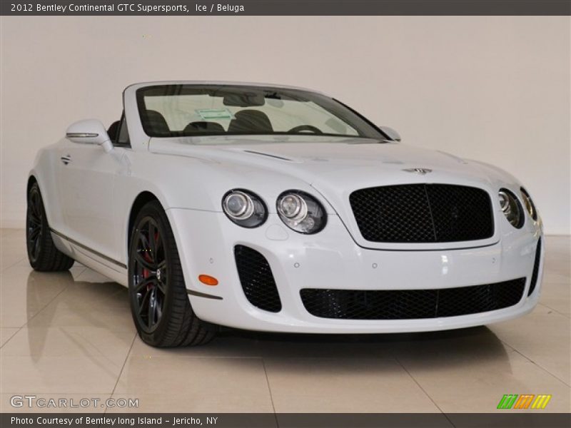 Front 3/4 View of 2012 Continental GTC Supersports