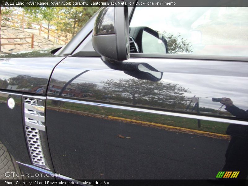 Santorini Black Metallic / Duo-Tone Jet/Pimento 2012 Land Rover Range Rover Autobiography