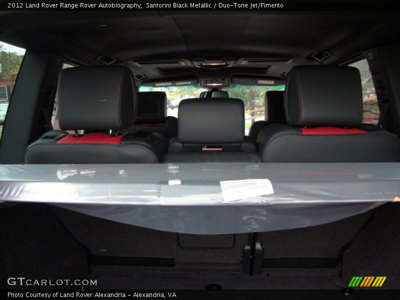 Santorini Black Metallic / Duo-Tone Jet/Pimento 2012 Land Rover Range Rover Autobiography