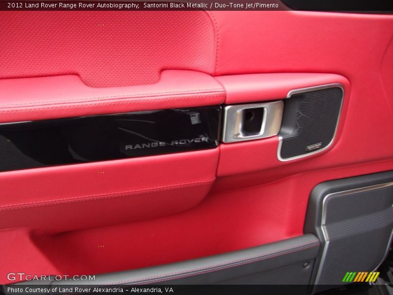 Santorini Black Metallic / Duo-Tone Jet/Pimento 2012 Land Rover Range Rover Autobiography