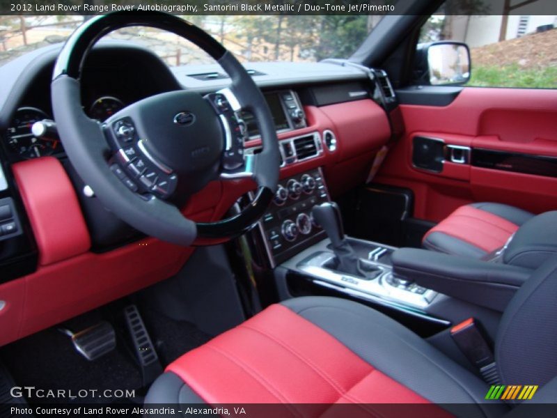 Santorini Black Metallic / Duo-Tone Jet/Pimento 2012 Land Rover Range Rover Autobiography