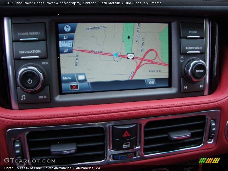 Navigation of 2012 Range Rover Autobiography