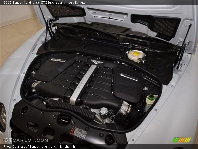  2012 Continental GTC Supersports Engine - 6.0 Liter Twin-Turbocharged DOHC 48-Valve VVT W12