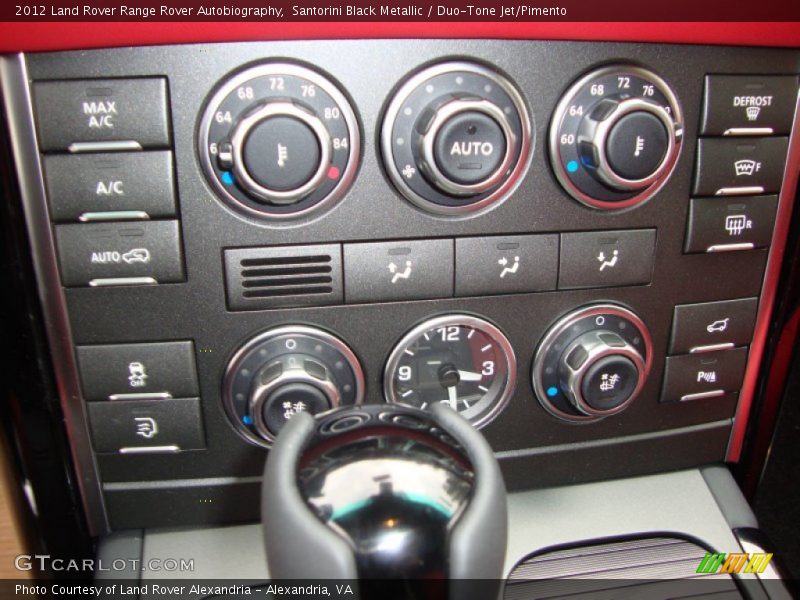 Controls of 2012 Range Rover Autobiography
