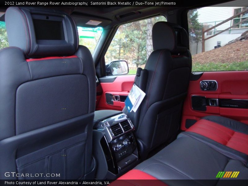 Santorini Black Metallic / Duo-Tone Jet/Pimento 2012 Land Rover Range Rover Autobiography