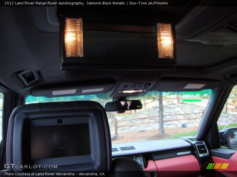Santorini Black Metallic / Duo-Tone Jet/Pimento 2012 Land Rover Range Rover Autobiography