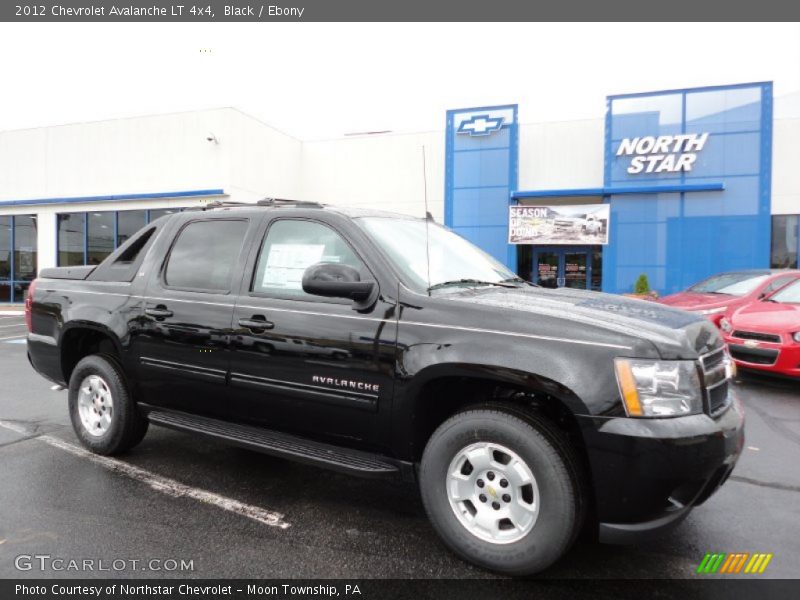 Black / Ebony 2012 Chevrolet Avalanche LT 4x4