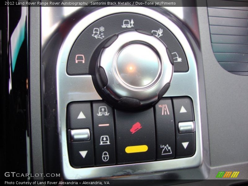 Controls of 2012 Range Rover Autobiography