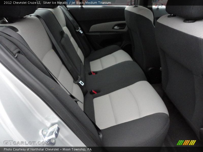 Silver Ice Metallic / Jet Black/Medium Titanium 2012 Chevrolet Cruze LS