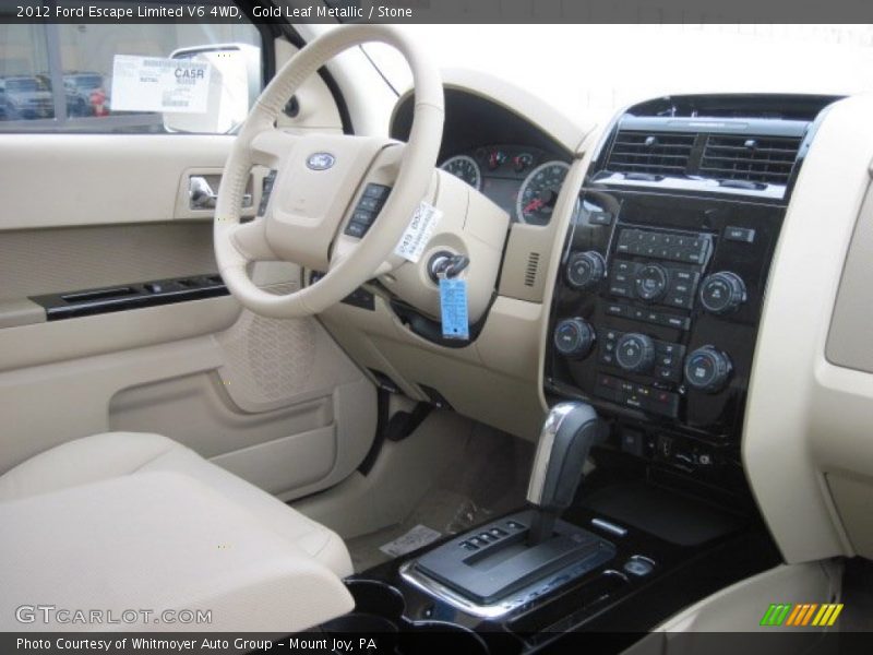 Gold Leaf Metallic / Stone 2012 Ford Escape Limited V6 4WD