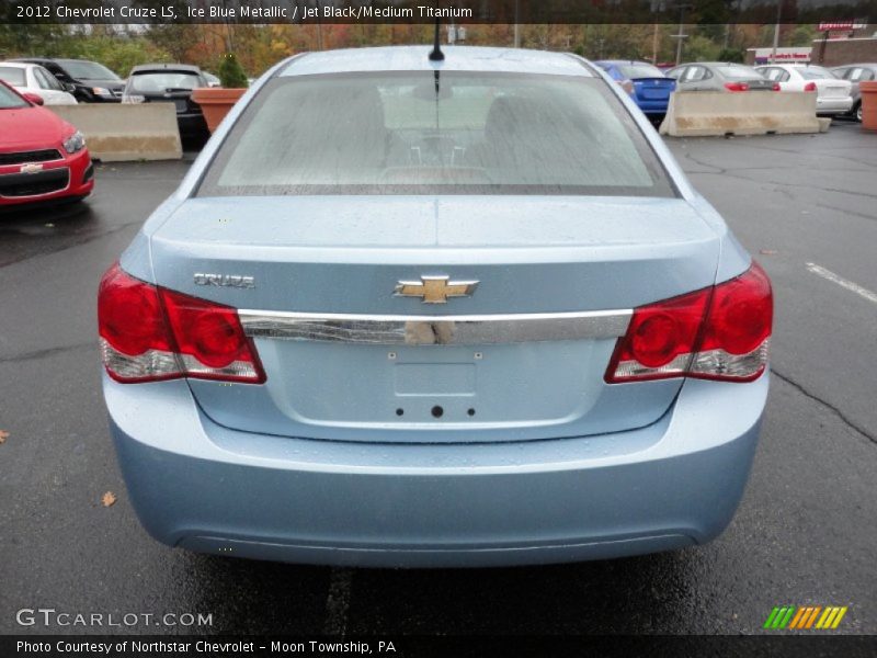 Ice Blue Metallic / Jet Black/Medium Titanium 2012 Chevrolet Cruze LS