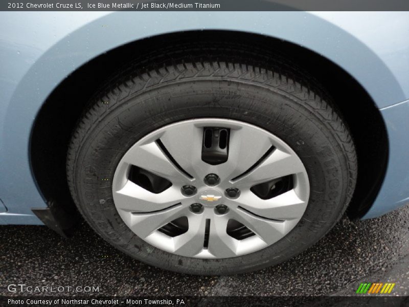Ice Blue Metallic / Jet Black/Medium Titanium 2012 Chevrolet Cruze LS