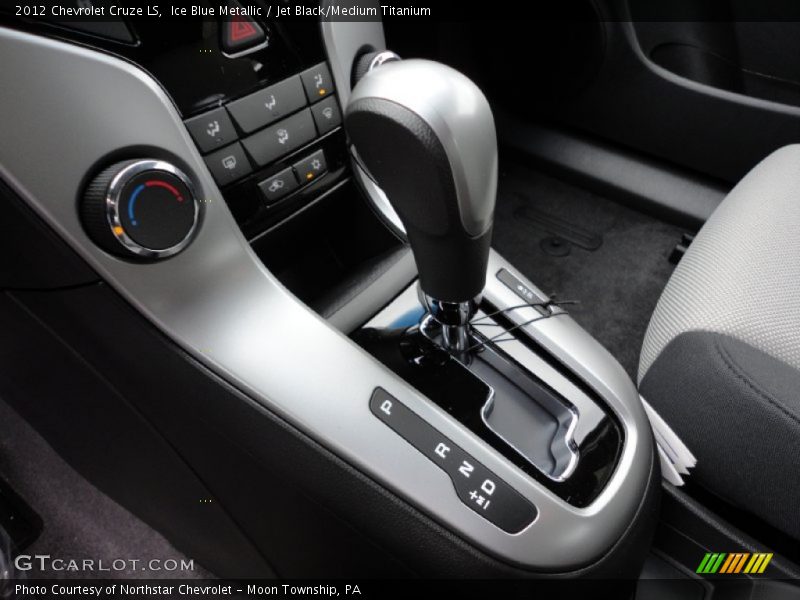 Ice Blue Metallic / Jet Black/Medium Titanium 2012 Chevrolet Cruze LS
