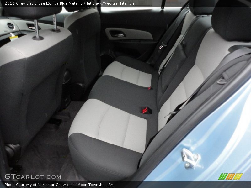 Ice Blue Metallic / Jet Black/Medium Titanium 2012 Chevrolet Cruze LS