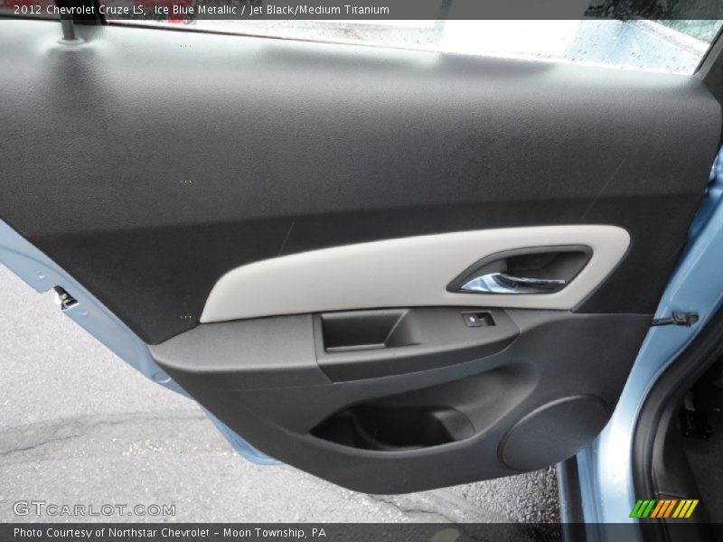 Ice Blue Metallic / Jet Black/Medium Titanium 2012 Chevrolet Cruze LS
