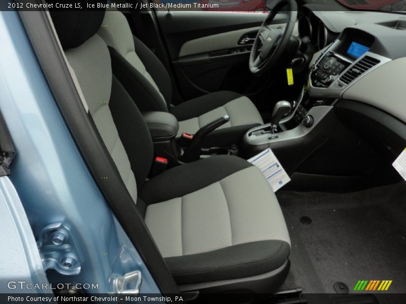 Ice Blue Metallic / Jet Black/Medium Titanium 2012 Chevrolet Cruze LS