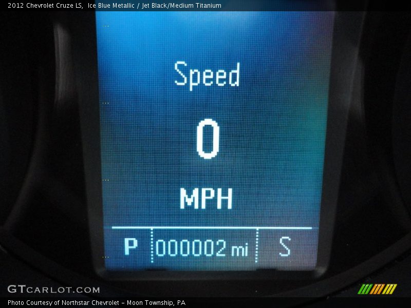 Ice Blue Metallic / Jet Black/Medium Titanium 2012 Chevrolet Cruze LS