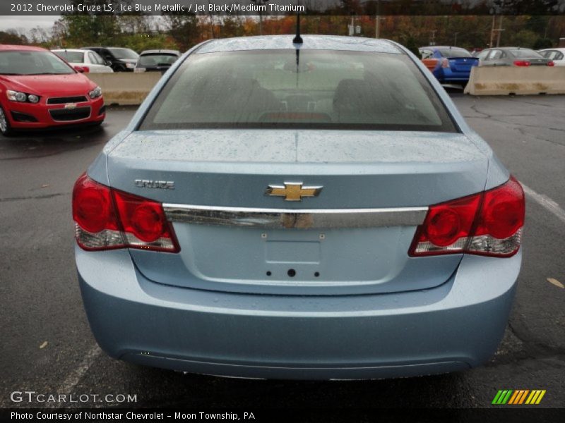 Ice Blue Metallic / Jet Black/Medium Titanium 2012 Chevrolet Cruze LS
