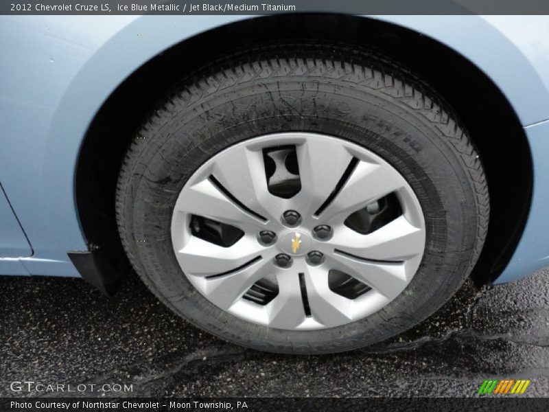 Ice Blue Metallic / Jet Black/Medium Titanium 2012 Chevrolet Cruze LS