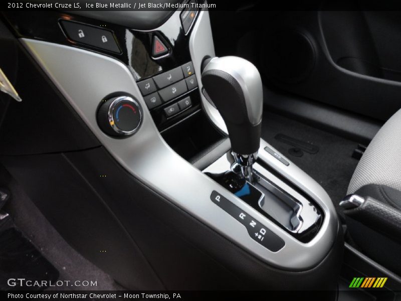 Ice Blue Metallic / Jet Black/Medium Titanium 2012 Chevrolet Cruze LS