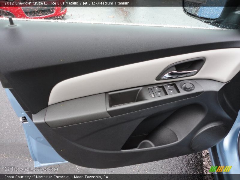 Ice Blue Metallic / Jet Black/Medium Titanium 2012 Chevrolet Cruze LS