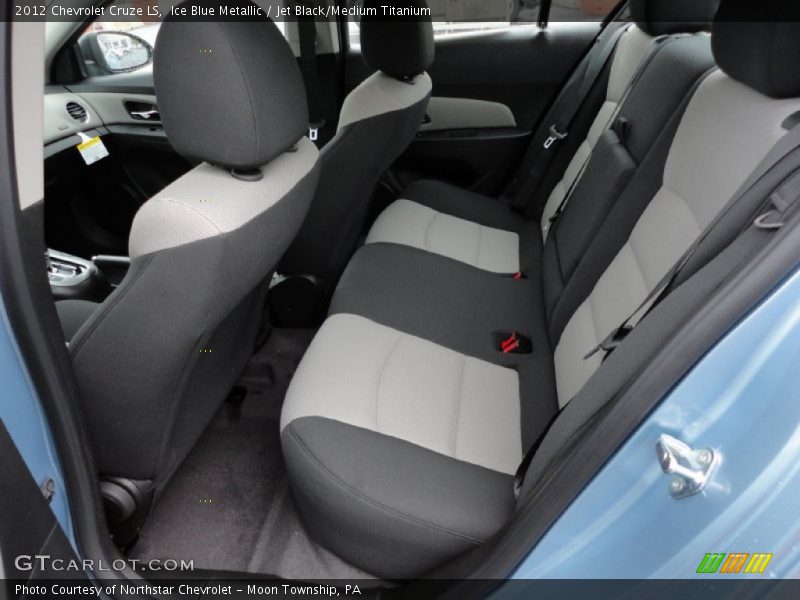 Ice Blue Metallic / Jet Black/Medium Titanium 2012 Chevrolet Cruze LS
