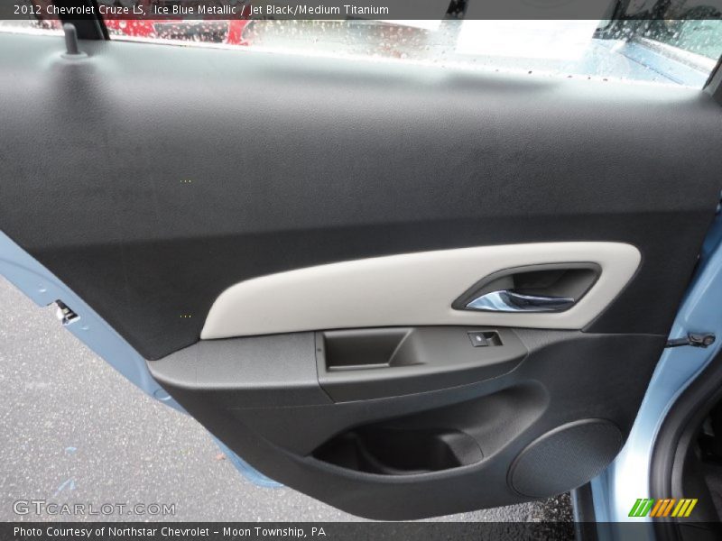 Ice Blue Metallic / Jet Black/Medium Titanium 2012 Chevrolet Cruze LS