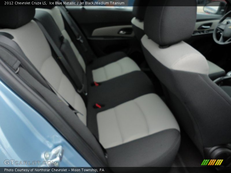 Ice Blue Metallic / Jet Black/Medium Titanium 2012 Chevrolet Cruze LS