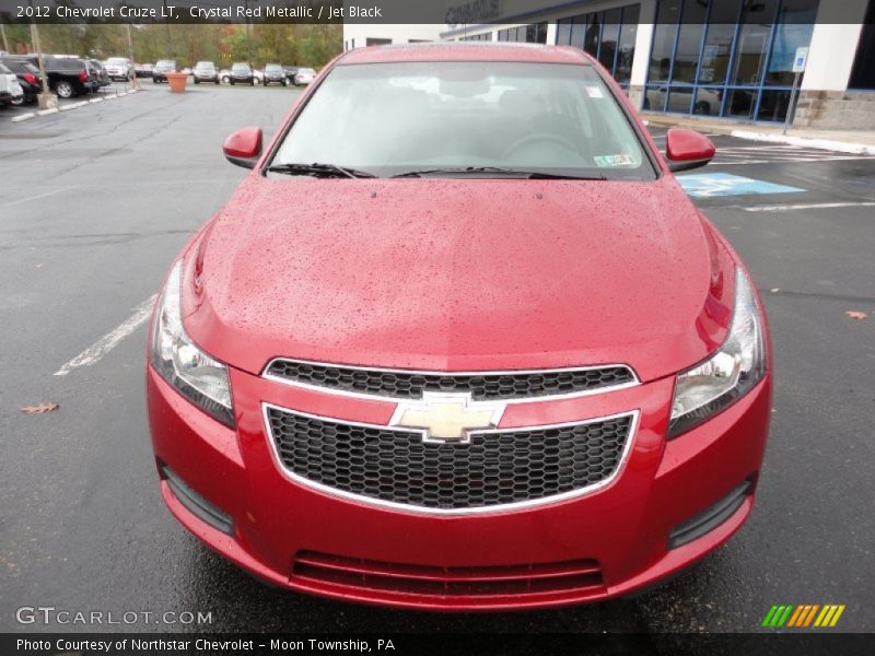 Crystal Red Metallic / Jet Black 2012 Chevrolet Cruze LT