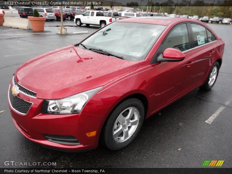 Crystal Red Metallic / Jet Black 2012 Chevrolet Cruze LT