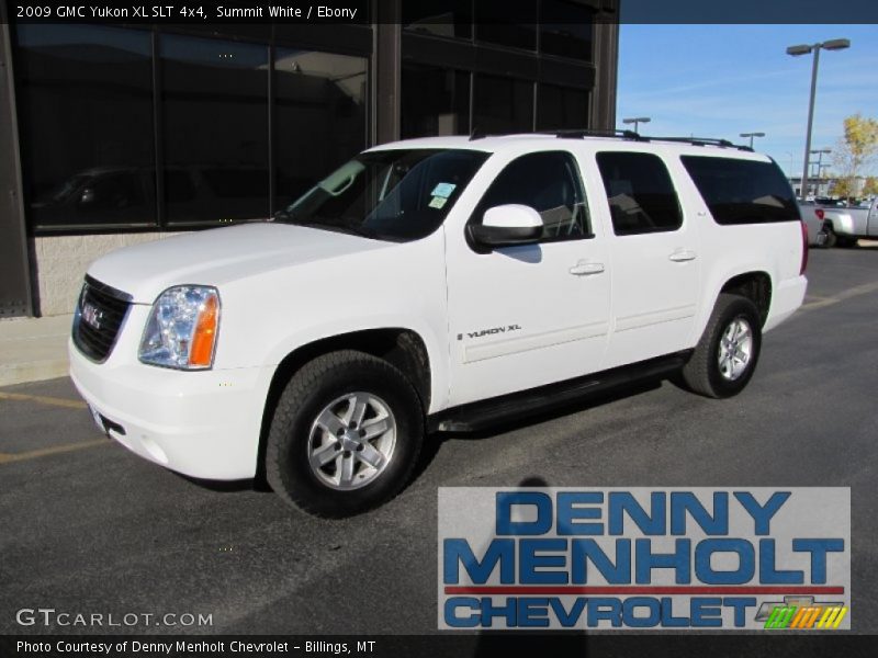 Summit White / Ebony 2009 GMC Yukon XL SLT 4x4