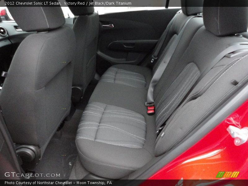 Victory Red / Jet Black/Dark Titanium 2012 Chevrolet Sonic LT Sedan