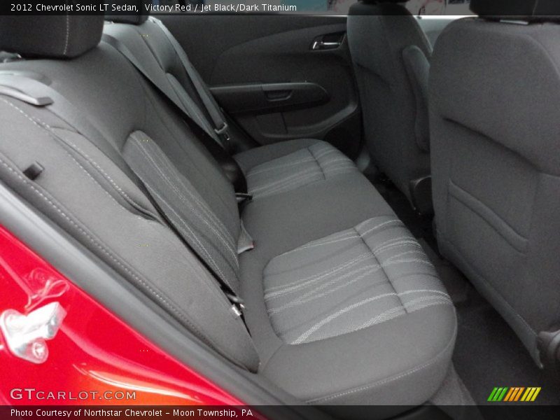 Victory Red / Jet Black/Dark Titanium 2012 Chevrolet Sonic LT Sedan