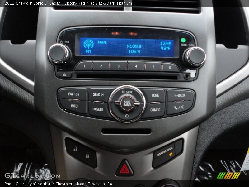 Controls of 2012 Sonic LT Sedan