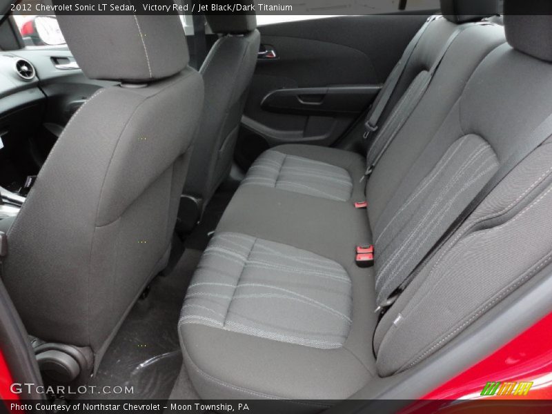  2012 Sonic LT Sedan Jet Black/Dark Titanium Interior