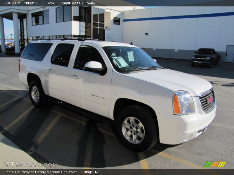 Summit White / Ebony 2009 GMC Yukon XL SLT 4x4