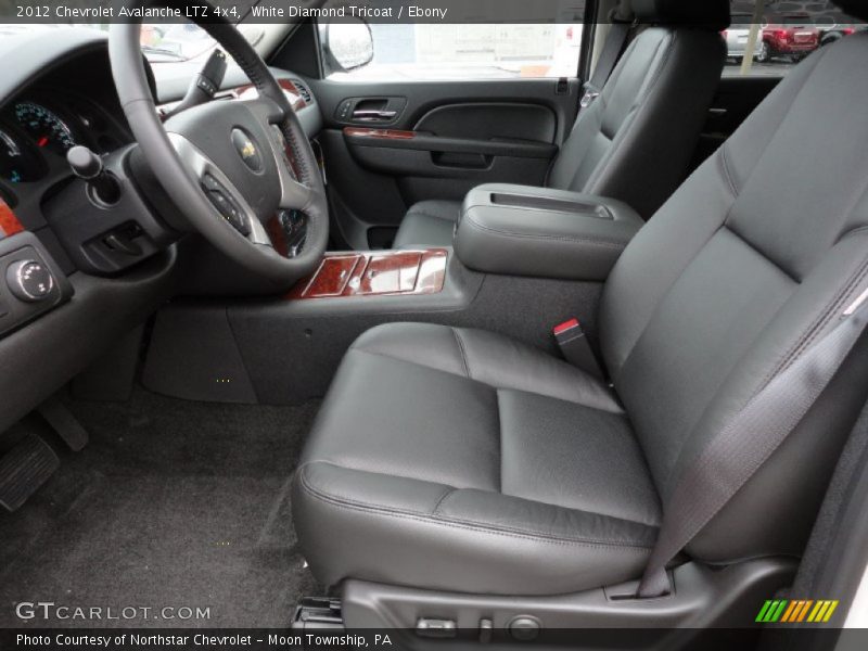  2012 Avalanche LTZ 4x4 Ebony Interior